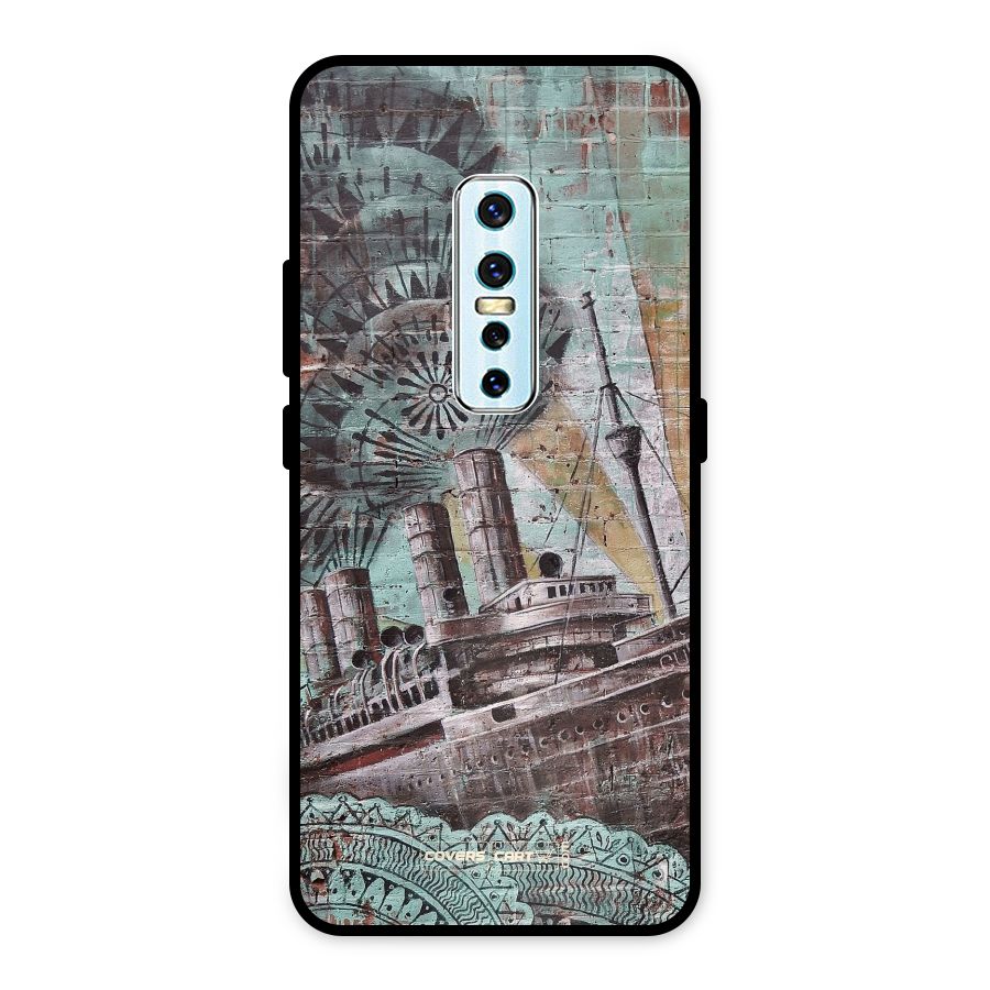 Ship Art Metal Back Case for Vivo V17 Pro