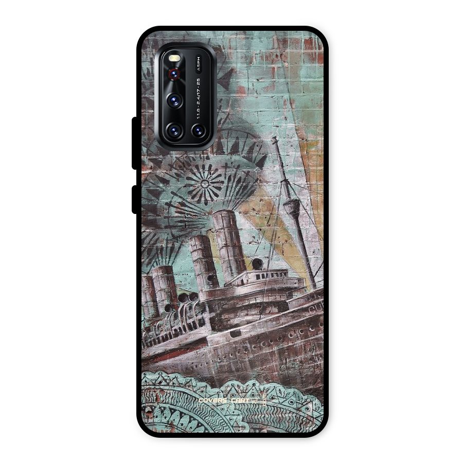 Ship Art Metal Back Case for Vivo V19