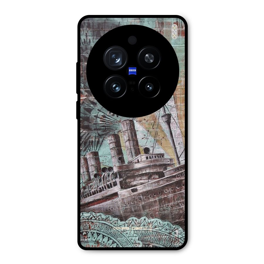 Ship Art Metal Back Case for Vivo X200 Pro