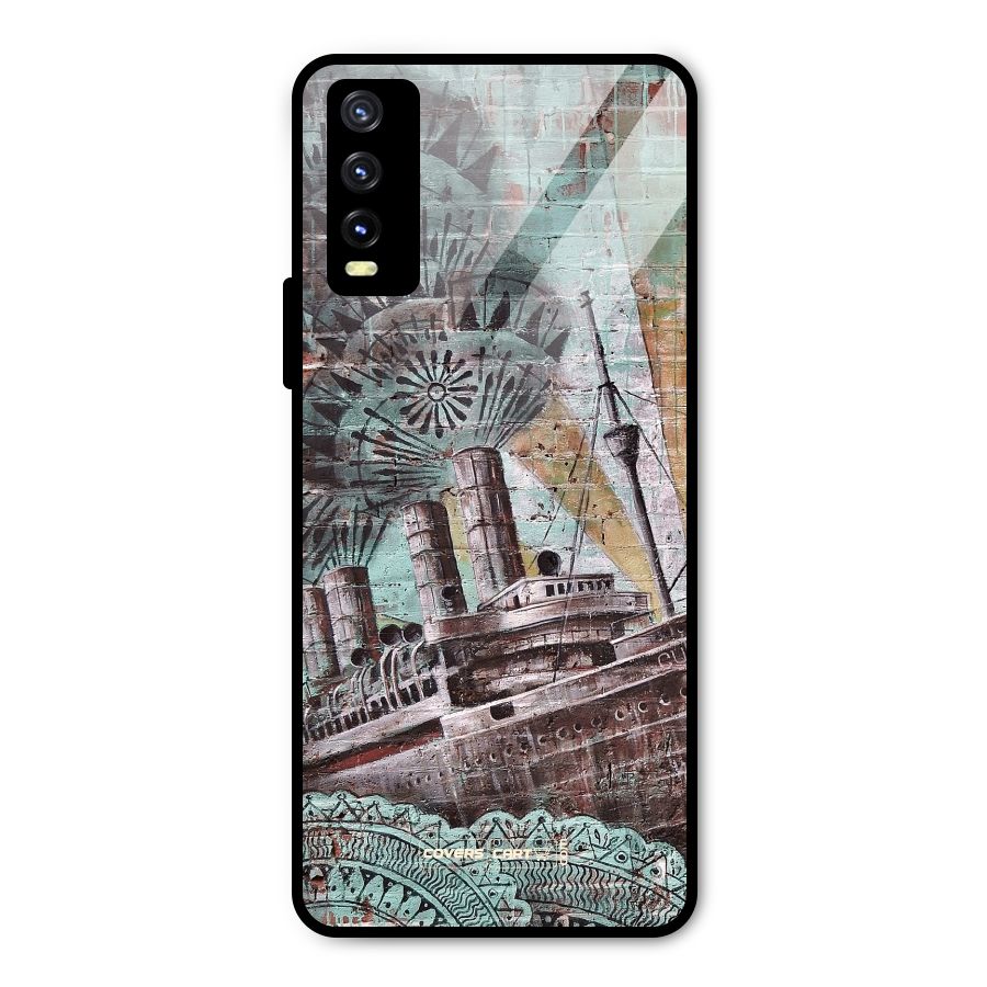 Ship Art Metal Back Case for Vivo Y20g