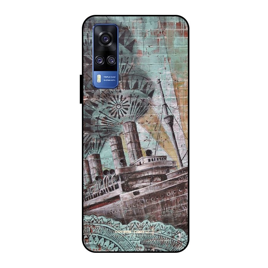Ship Art Metal Back Case for Vivo Y51