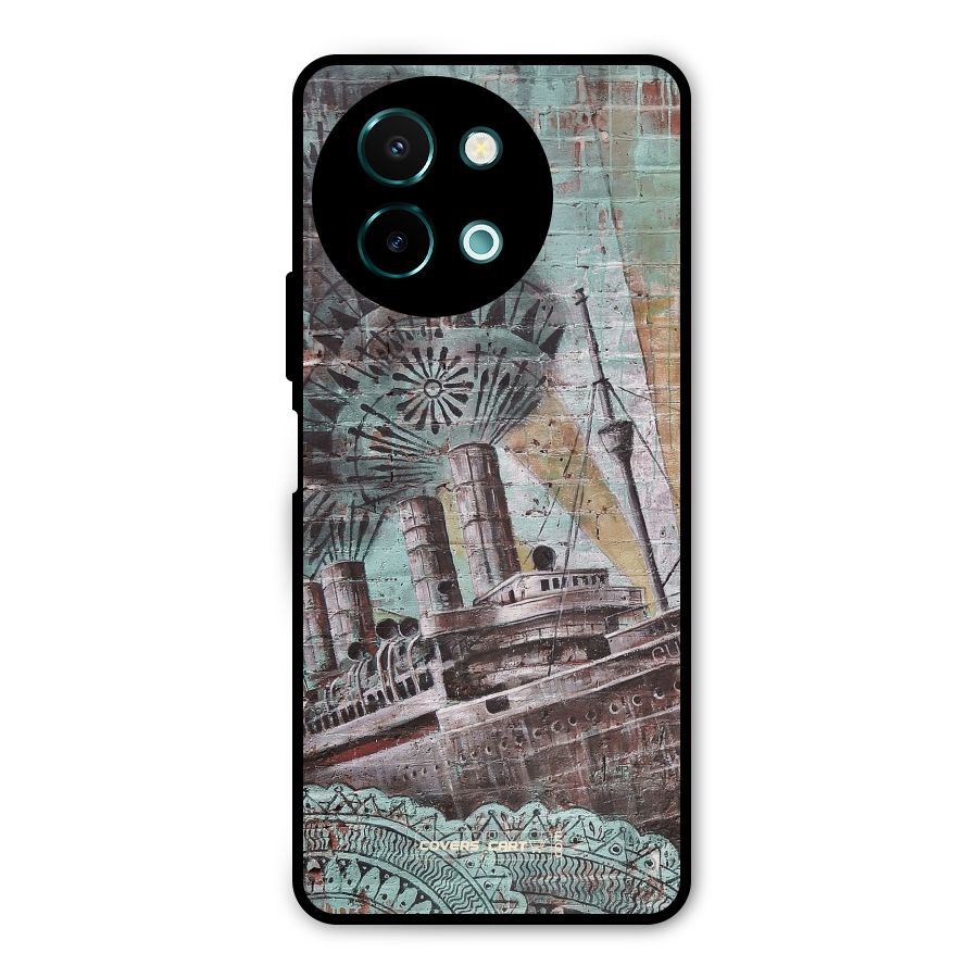 Ship Art Metal Back Case for Vivo Y58