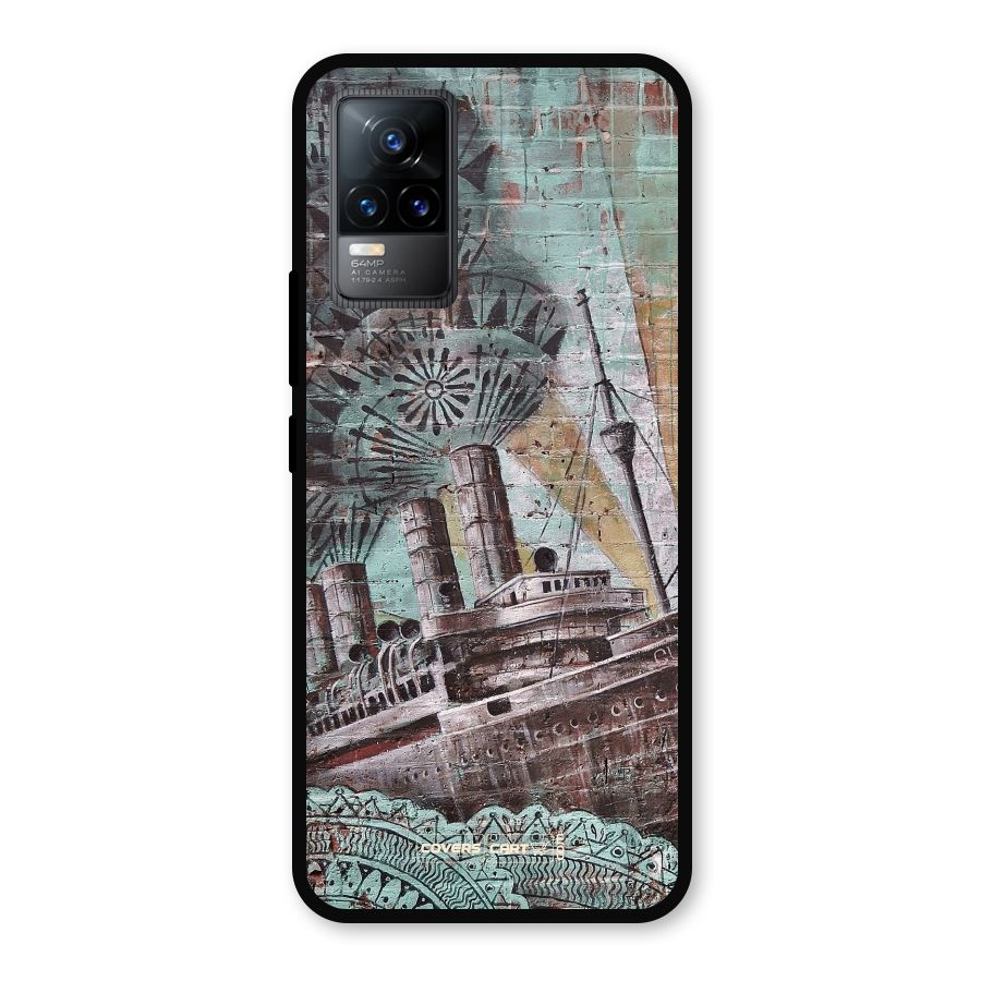 Ship Art Metal Back Case for Vivo Y73
