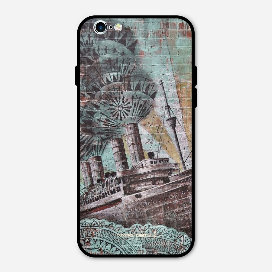Ship Art Metal Back Case for iPhone 6 6s