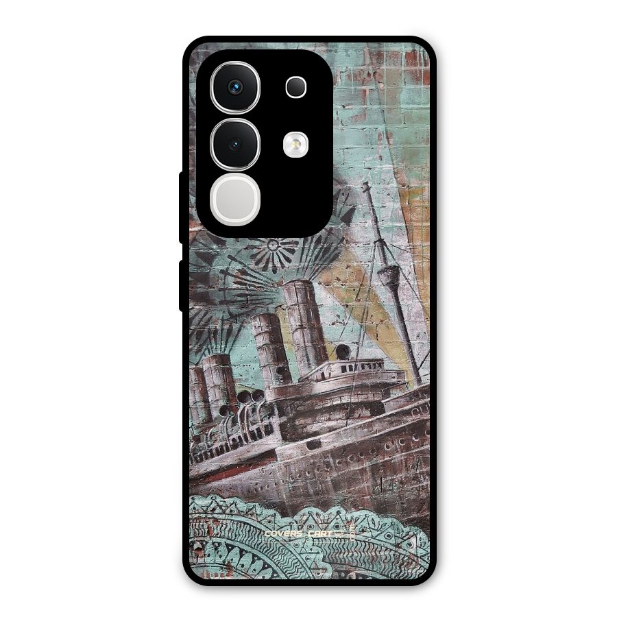 Ship Art Metal Back Case for iQOO Z10x