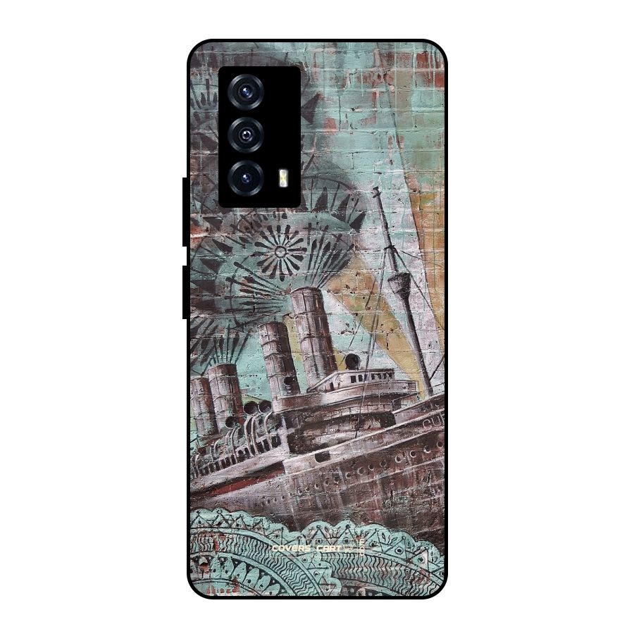 Ship Art Metal Back Case for iQOO Z5