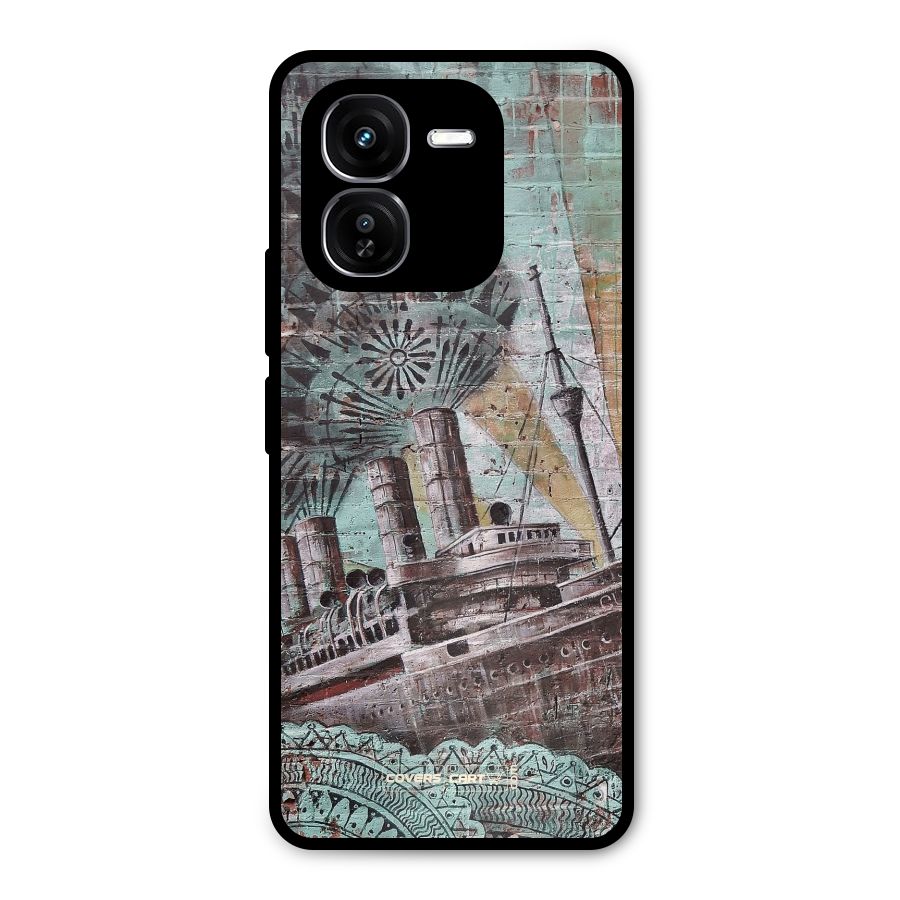 Ship Art Metal Back Case for iQOO Z9x