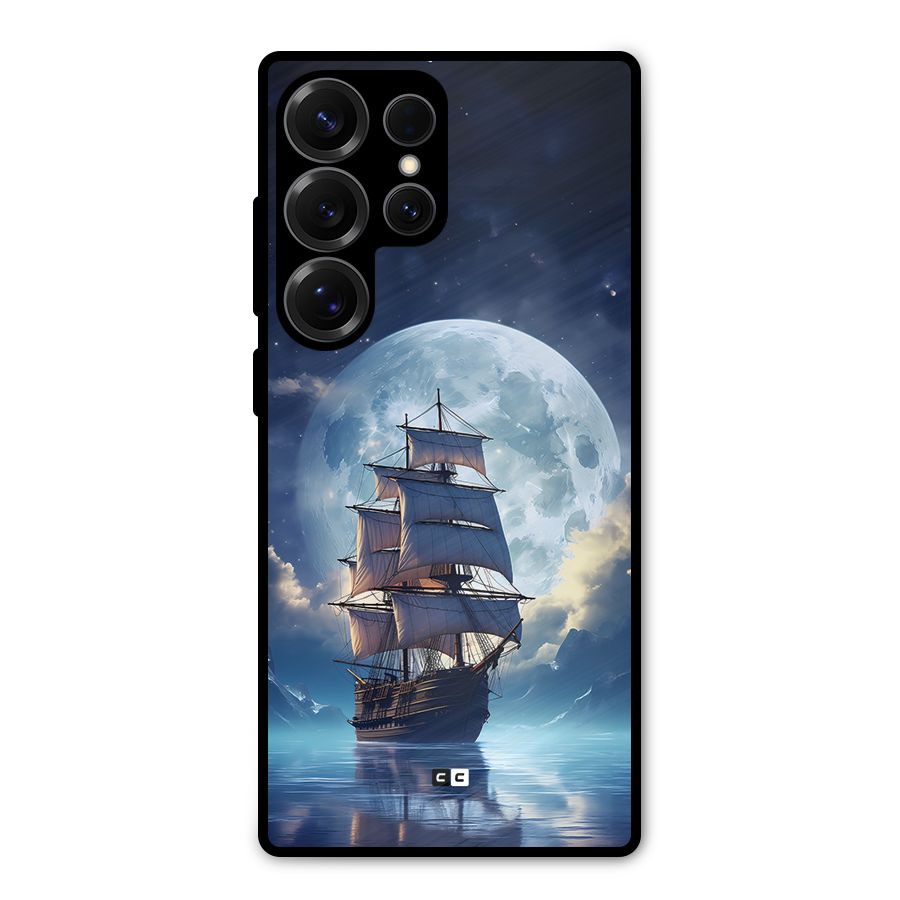 Ship InThe Dark Evening Metal Back Case for Galaxy S25 Ultra