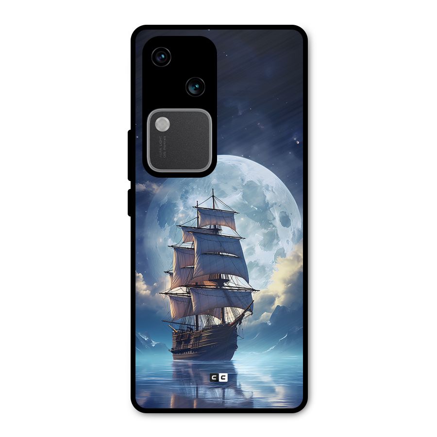Ship InThe Dark Evening Metal Back Case for Vivo V30 Pro