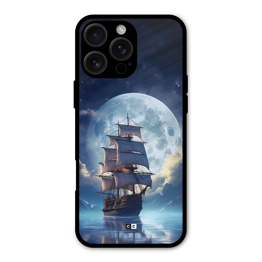 Ship InThe Dark Evening Metal Back Case for iPhone 16 Pro Max