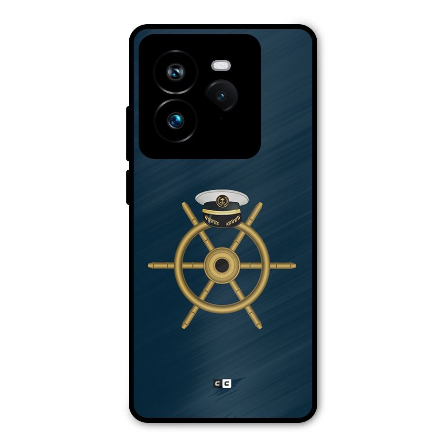 Ship Wheel And Cap Metal Back Case for Realme GT 7 Pro