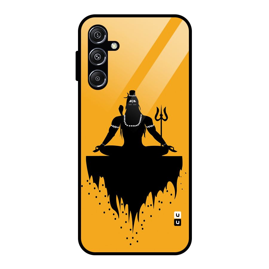 Shiva Meditation Glass Back Case for Galaxy M34 5G