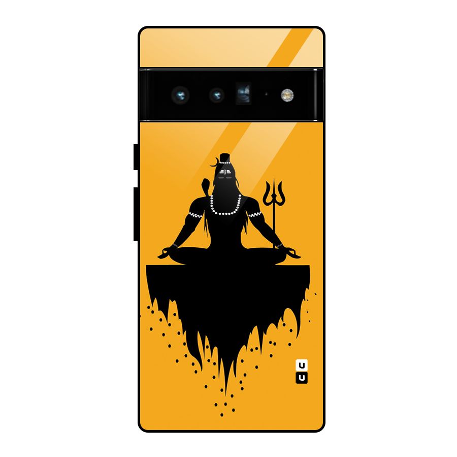 Shiva Meditation Glass Back Case for Google Pixel 6 Pro
