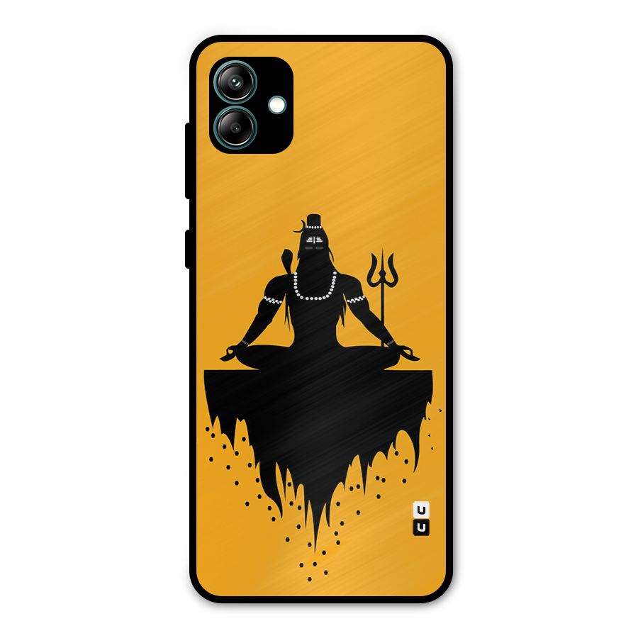 Shiva Meditation Metal Back Case for Galaxy A04