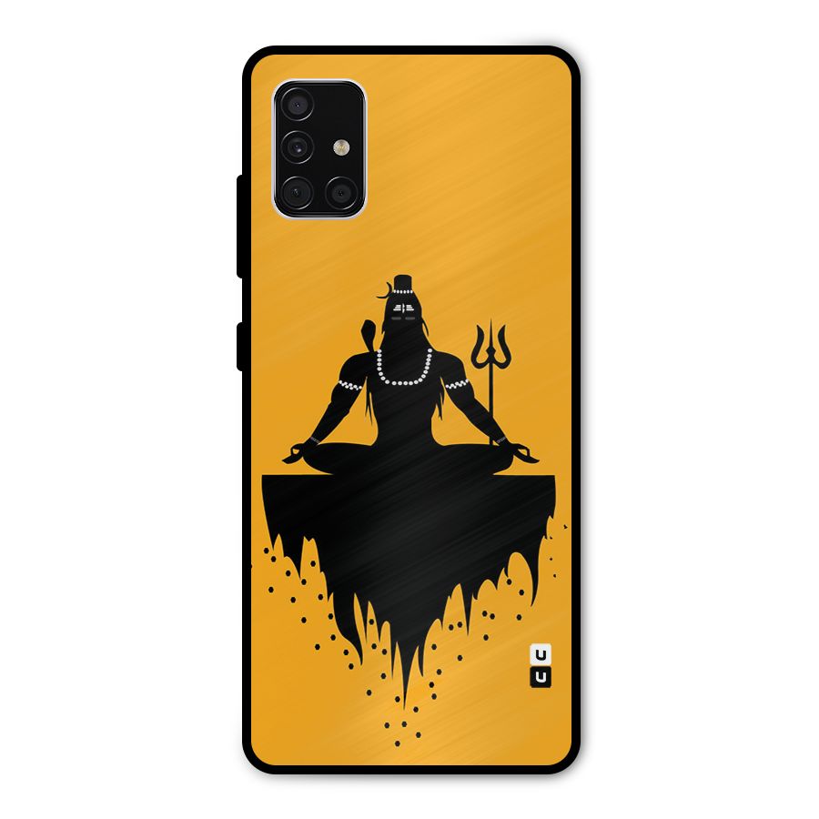Shiva Meditation Metal Back Case for Galaxy A51