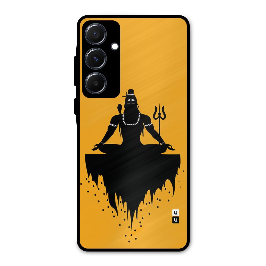 Shiva Meditation Metal Back Case for Galaxy A55