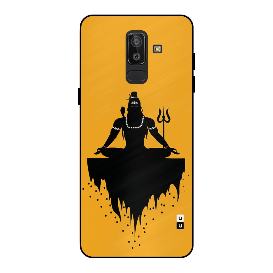 Shiva Meditation Metal Back Case for Galaxy J8