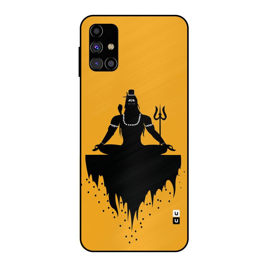 Shiva Meditation Metal Back Case for Galaxy M31s