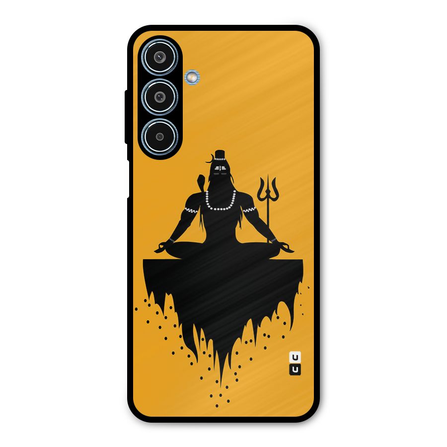 Shiva Meditation Metal Back Case for Galaxy M35