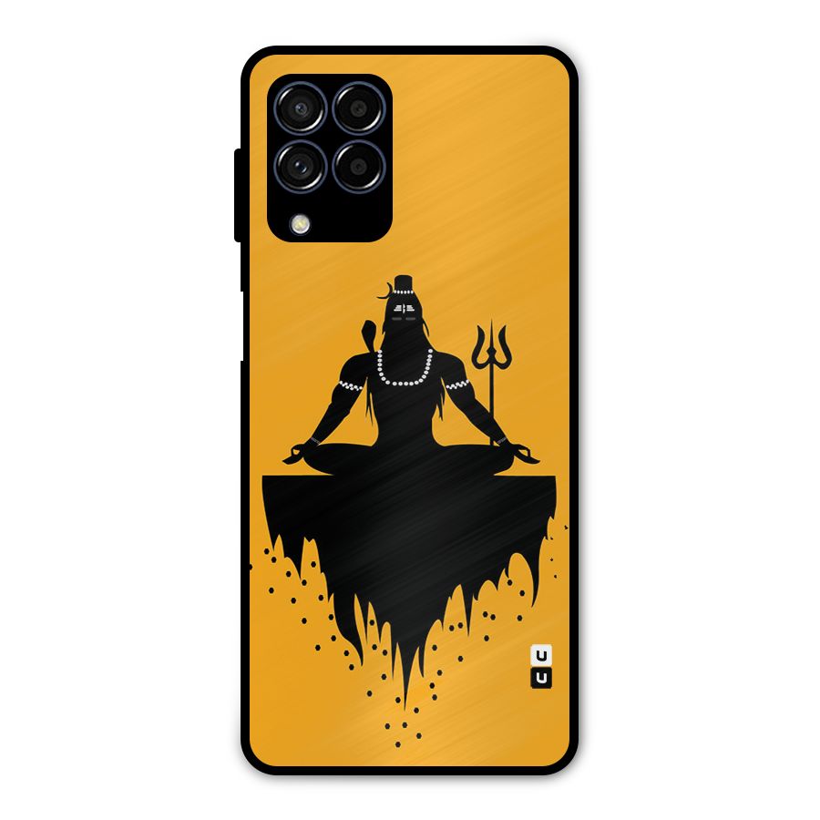 Shiva Meditation Metal Back Case for Galaxy M53 5G