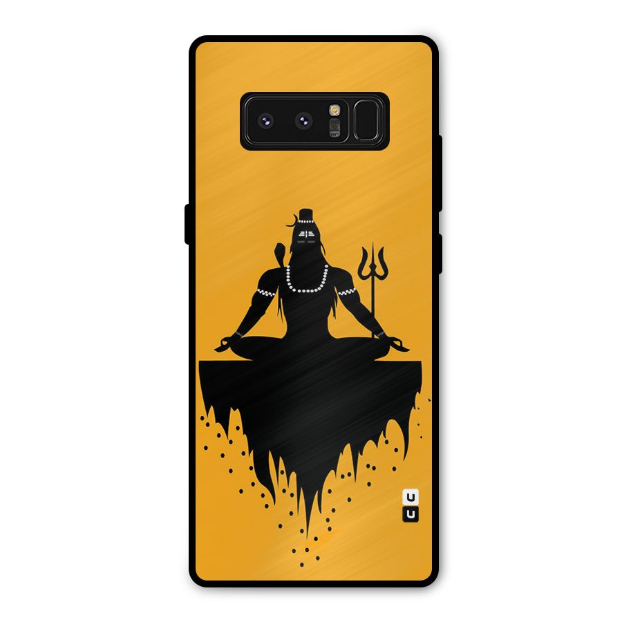 Shiva Meditation Metal Back Case for Galaxy Note 8