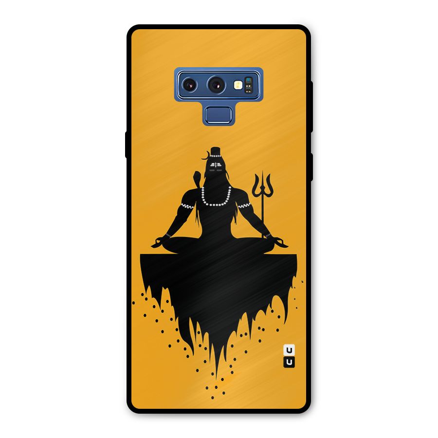 Shiva Meditation Metal Back Case for Galaxy Note 9