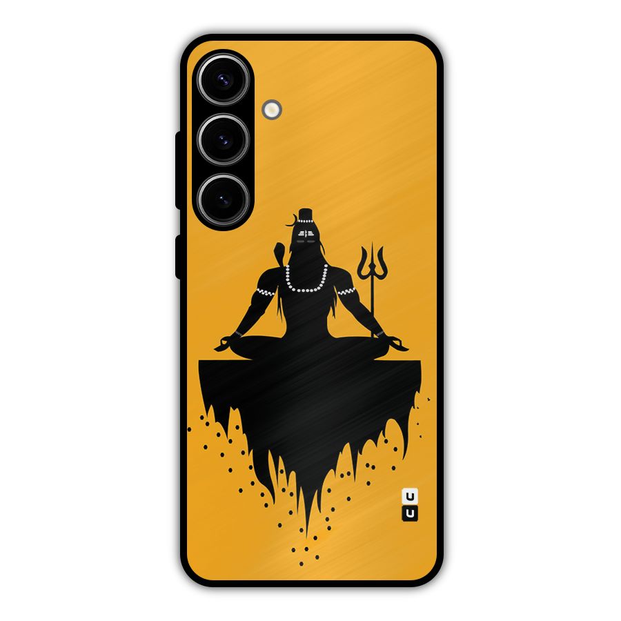 Shiva Meditation Metal Back Case for Galaxy S24 Plus