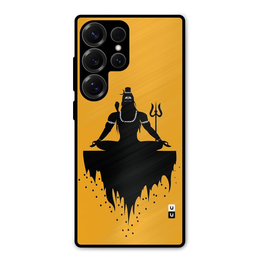 Shiva Meditation Metal Back Case for Galaxy S25 Ultra
