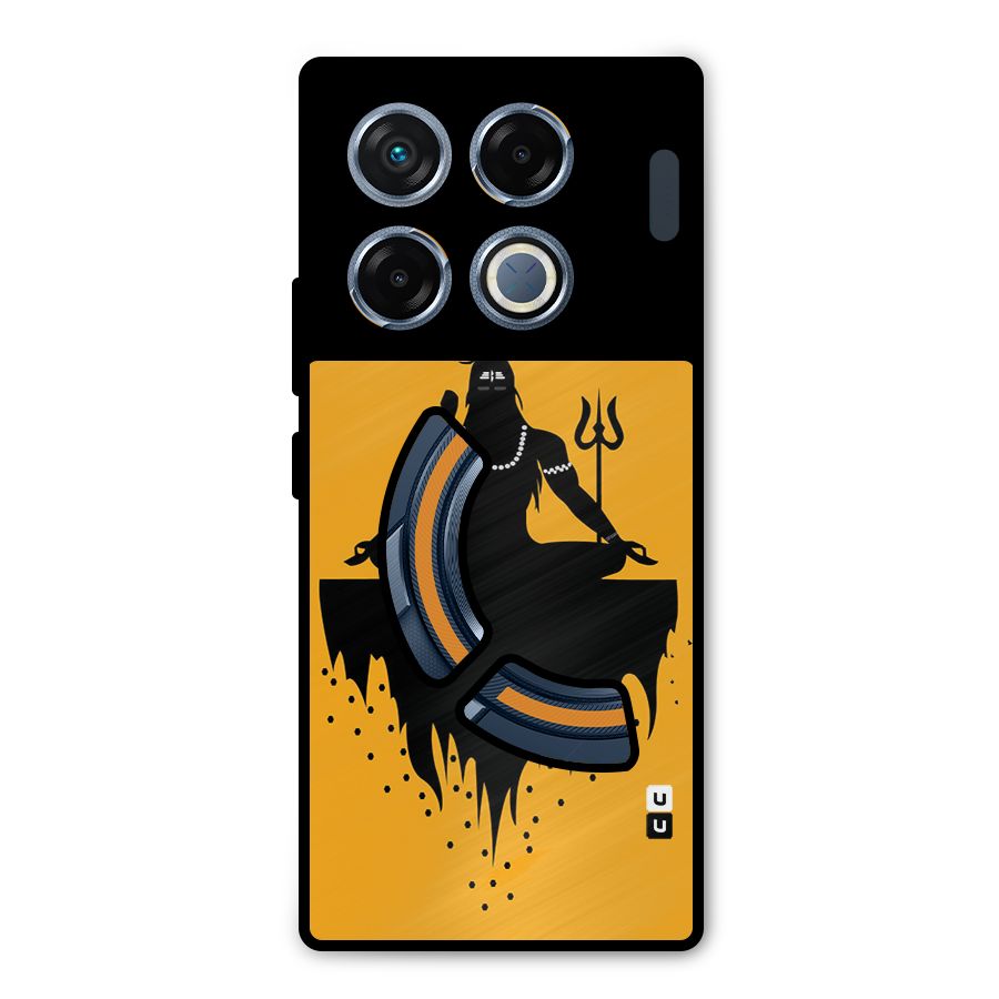 Shiva Meditation Metal Back Case for Infinix GT 20 Pro