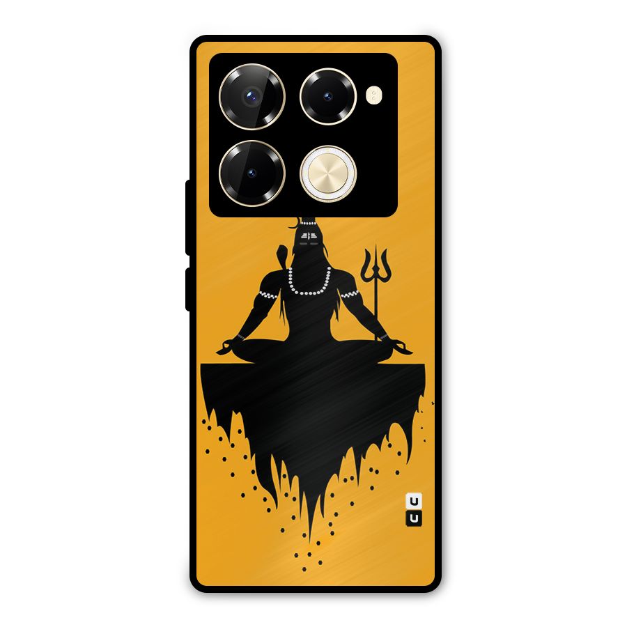 Shiva Meditation Metal Back Case for Infinix Note 40 Pro