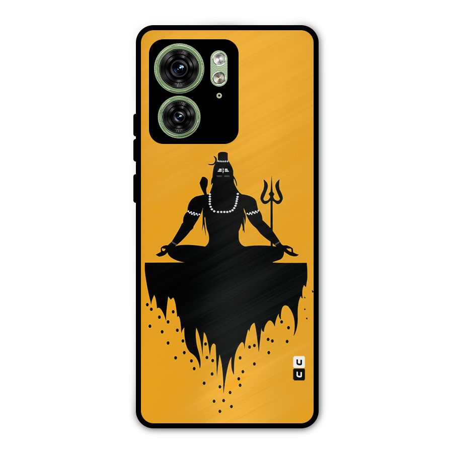 Shiva Meditation Metal Back Case for Motorola Edge 40 5G