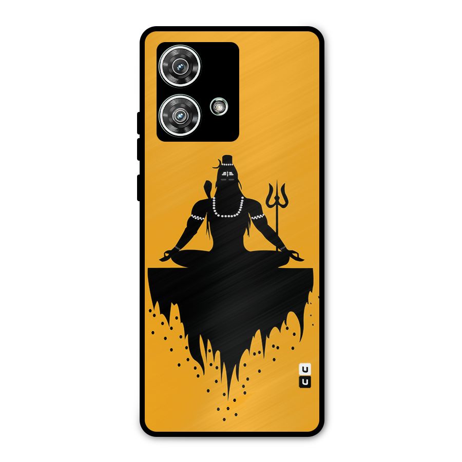 Shiva Meditation Metal Back Case for Motorola Edge 40 Neo