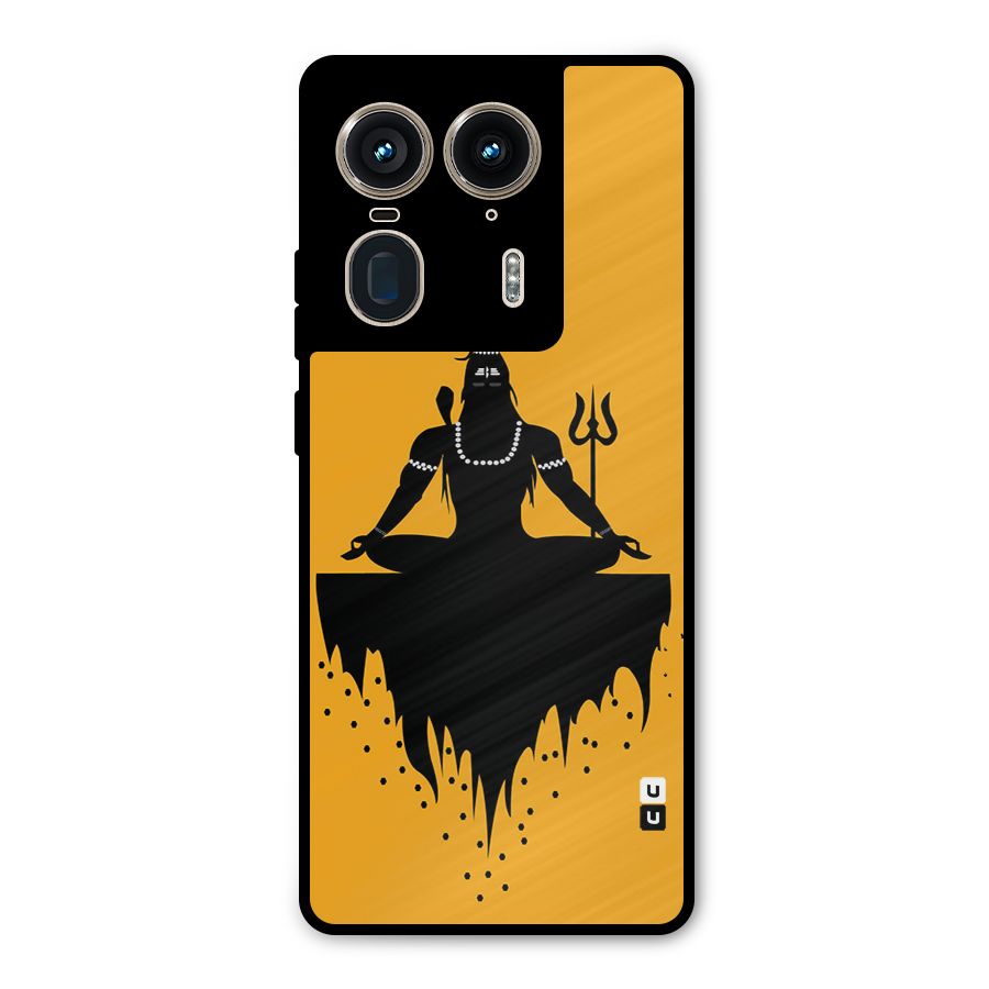 Shiva Meditation Metal Back Case for Motorola Edge 50 Ultra