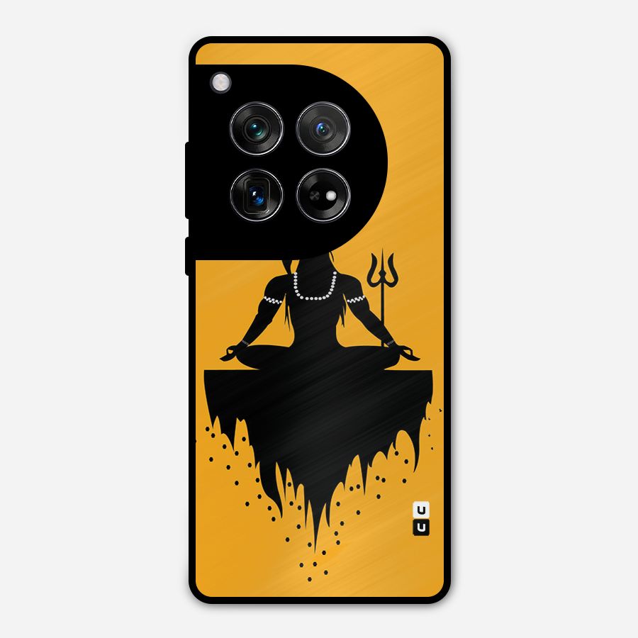 Shiva Meditation Metal Back Case for OnePlus 12