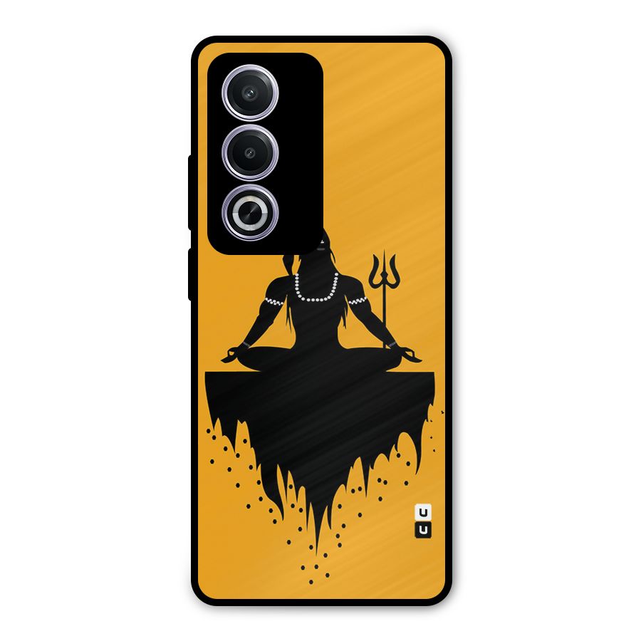 Shiva Meditation Metal Back Case for Oppo A3 Pro