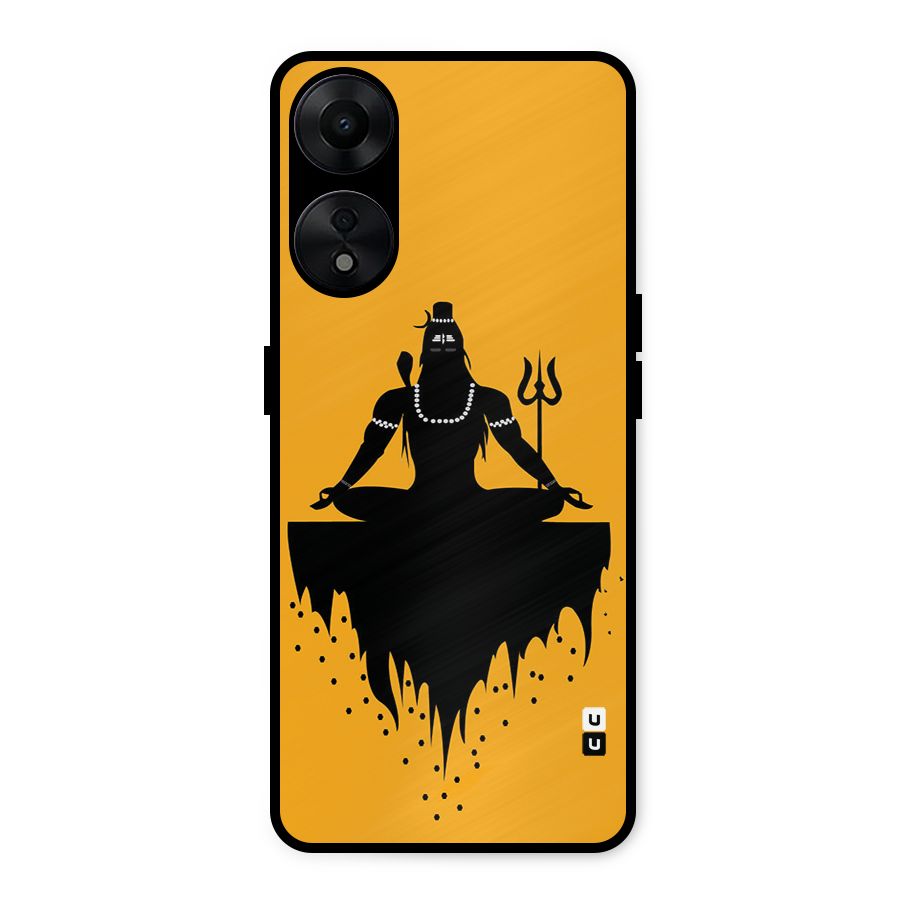 Shiva Meditation Metal Back Case for Oppo A78 5G