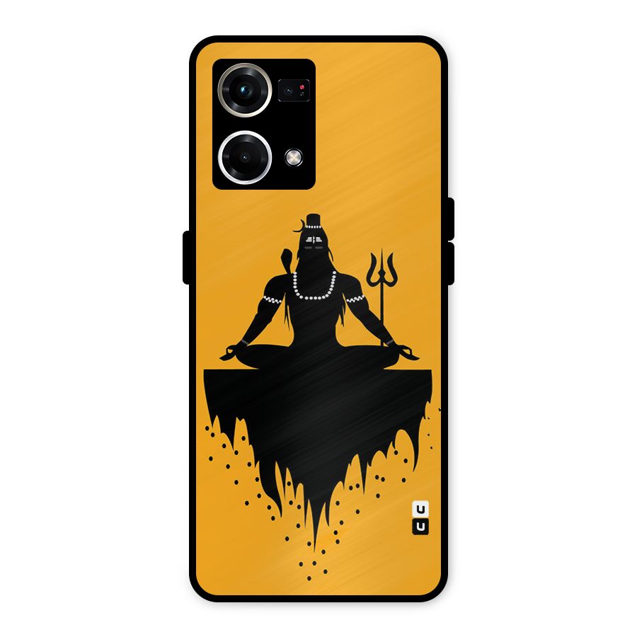 Shiva Meditation Metal Back Case for Oppo F21s Pro 4G