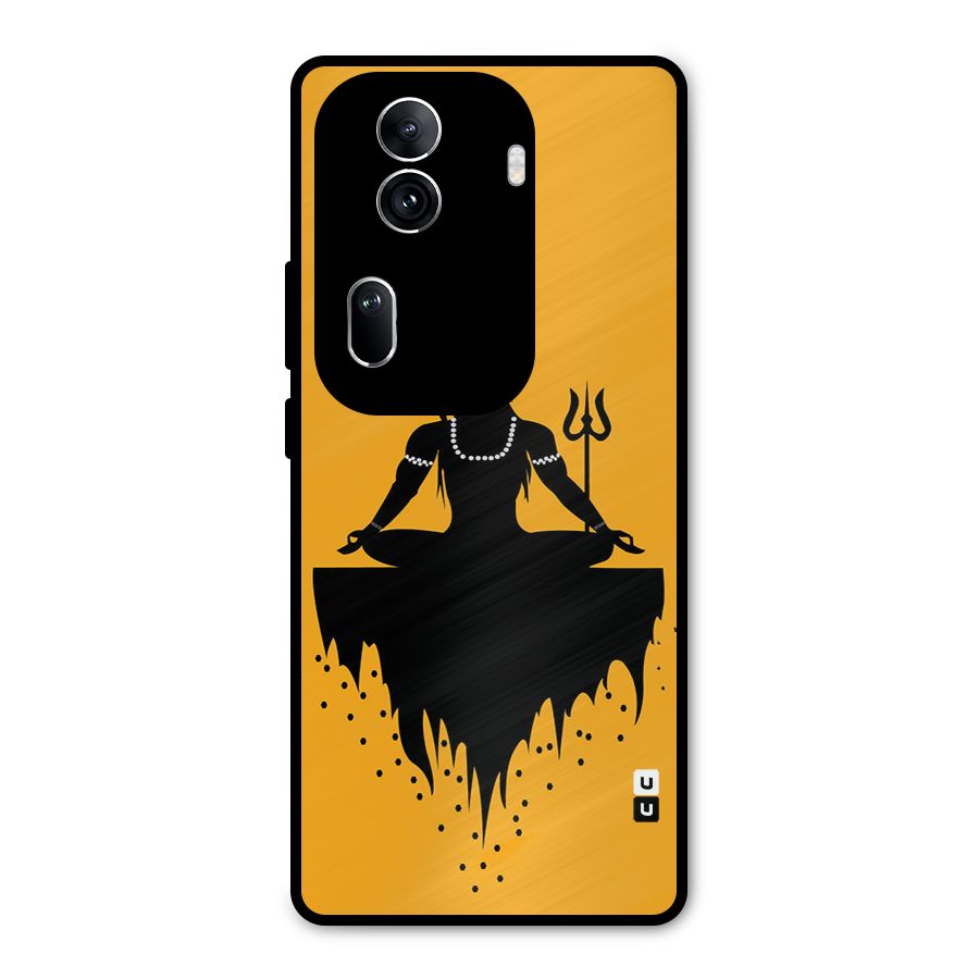 Shiva Meditation Metal Back Case for Oppo Reno11 Pro 5G