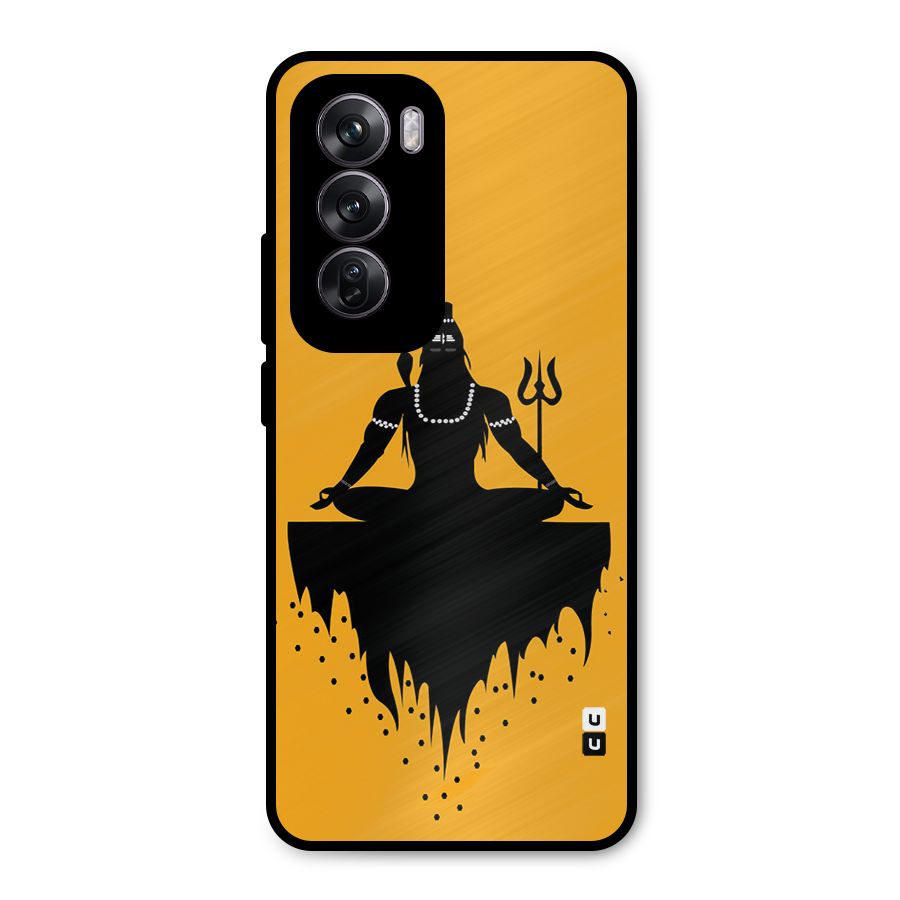 Shiva Meditation Metal Back Case for Oppo Reno12 Pro