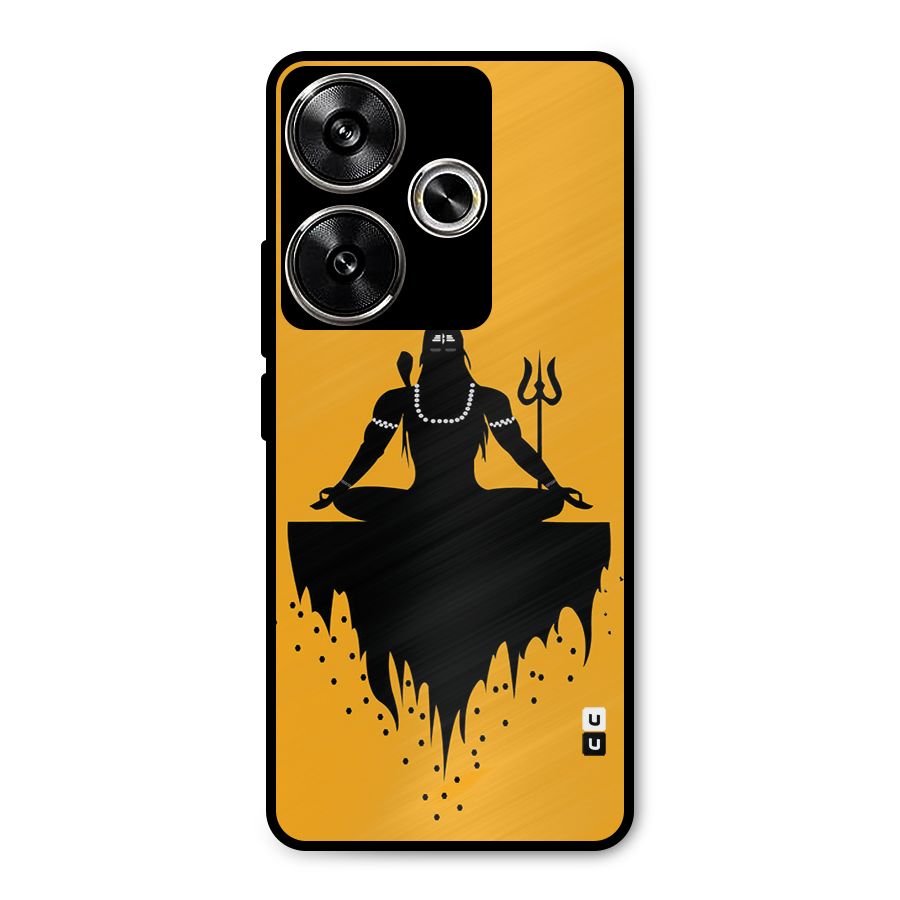 Shiva Meditation Metal Back Case for Poco F6