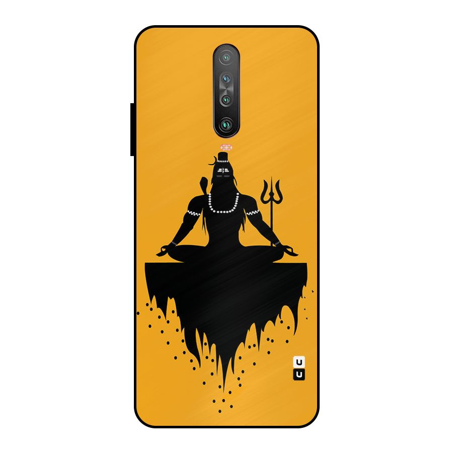 Shiva Meditation Metal Back Case for Poco X2