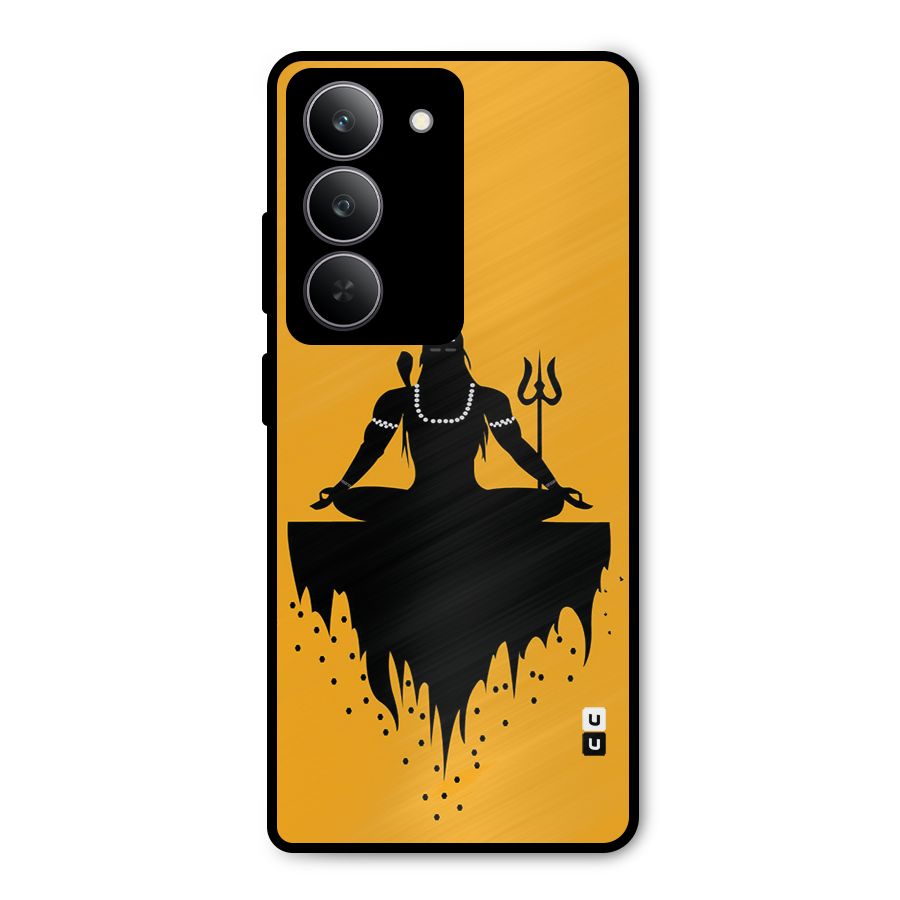 Shiva Meditation Metal Back Case for Realme 14x