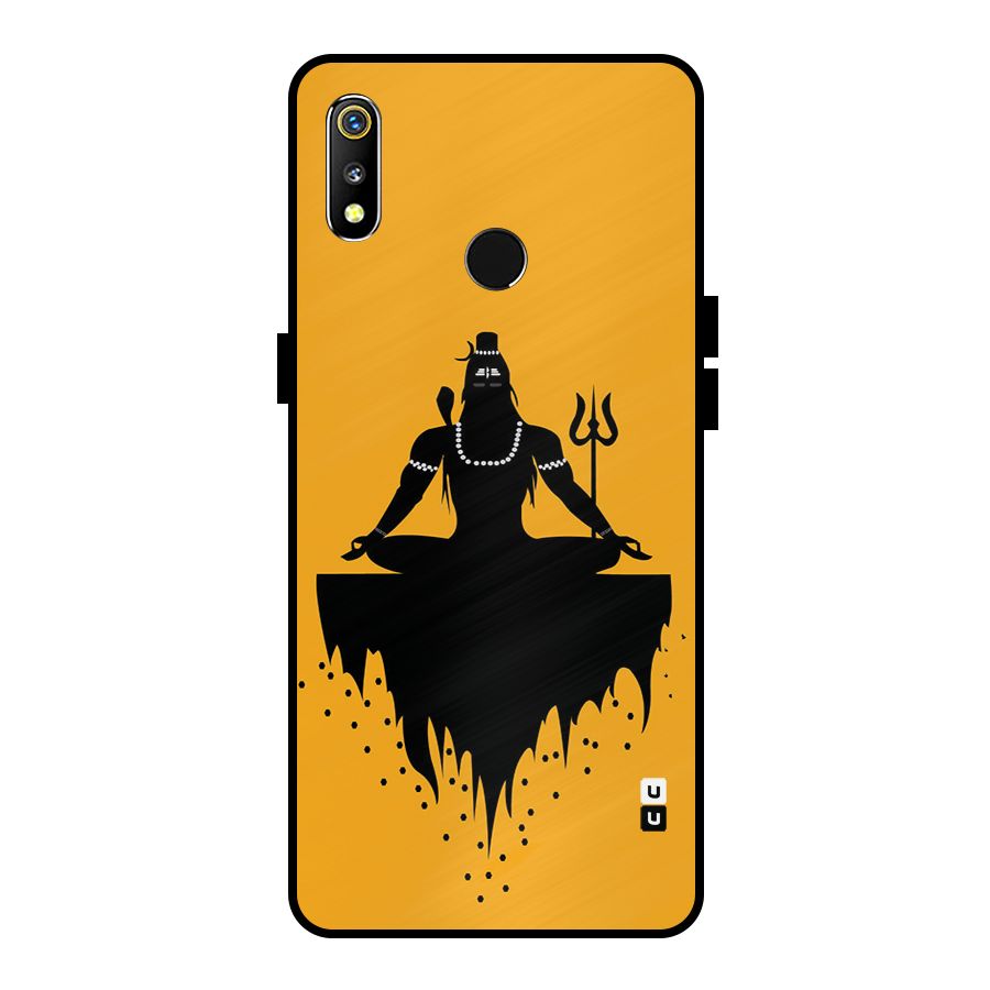 Shiva Meditation Metal Back Case for Realme 3i