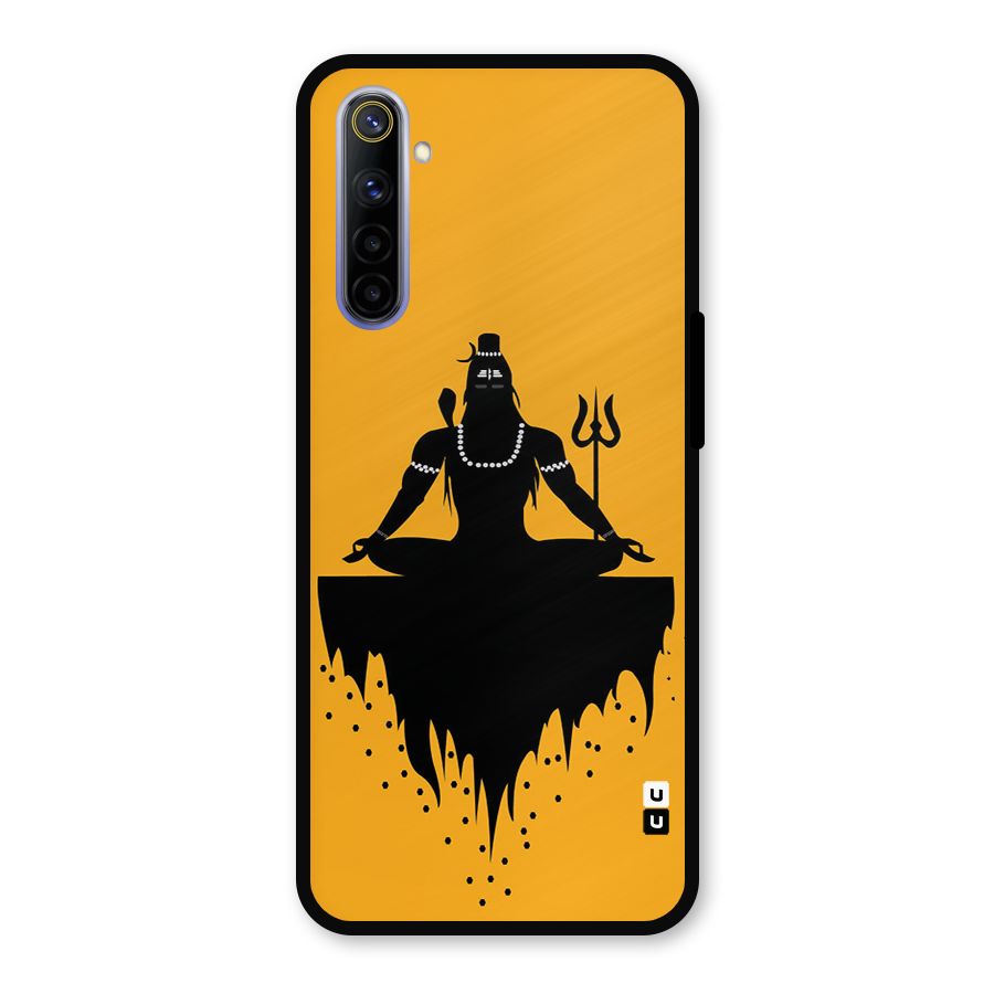 Shiva Meditation Metal Back Case for Realme 6