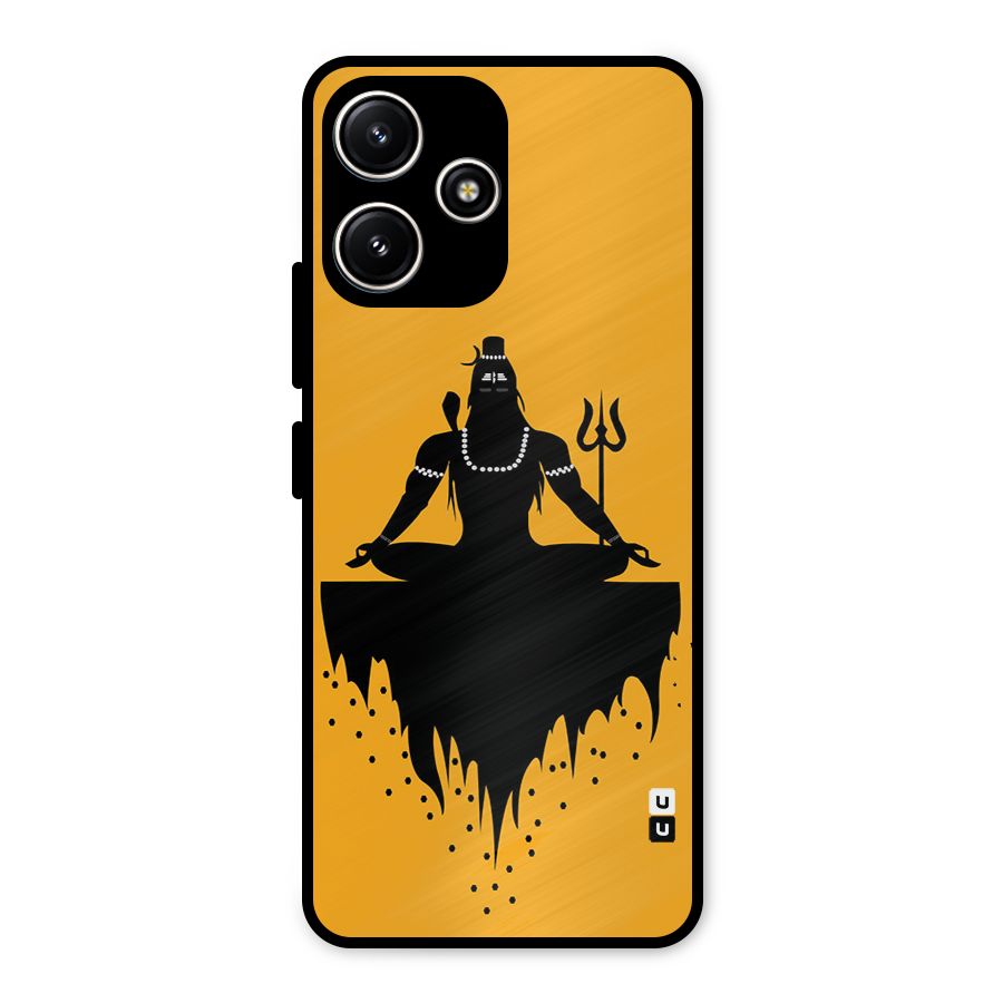 Shiva Meditation Metal Back Case for Redmi 12 5G