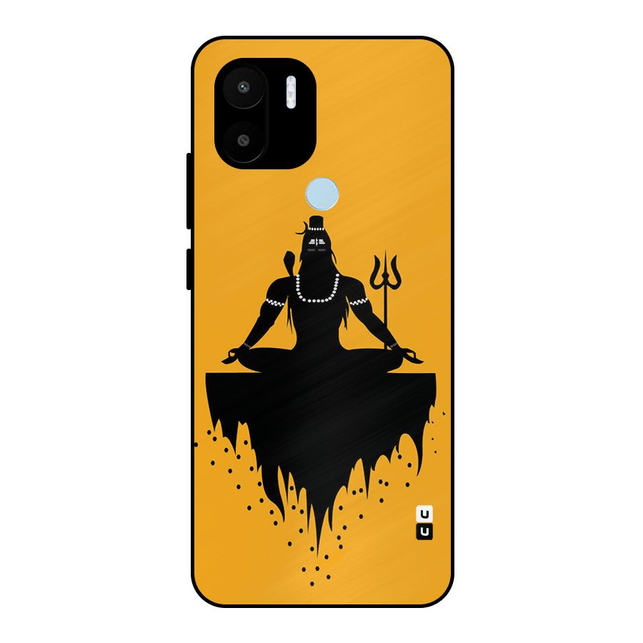 Shiva Meditation Metal Back Case for Redmi A1+