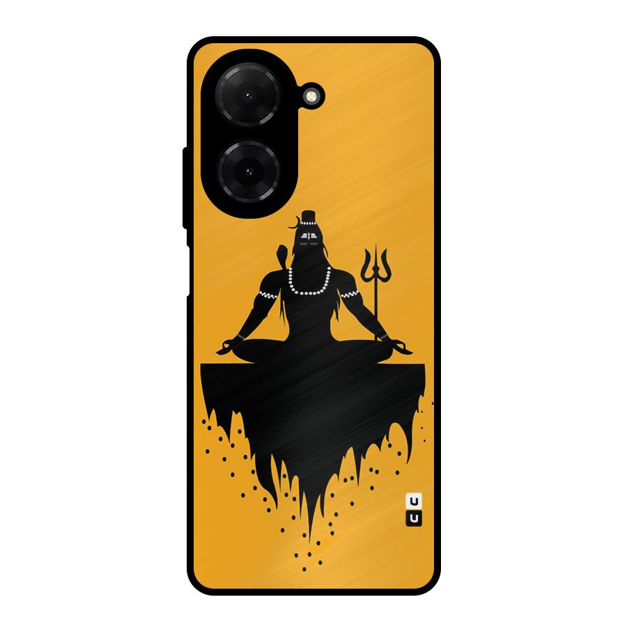 Shiva Meditation Metal Back Case for Redmi A5 4G