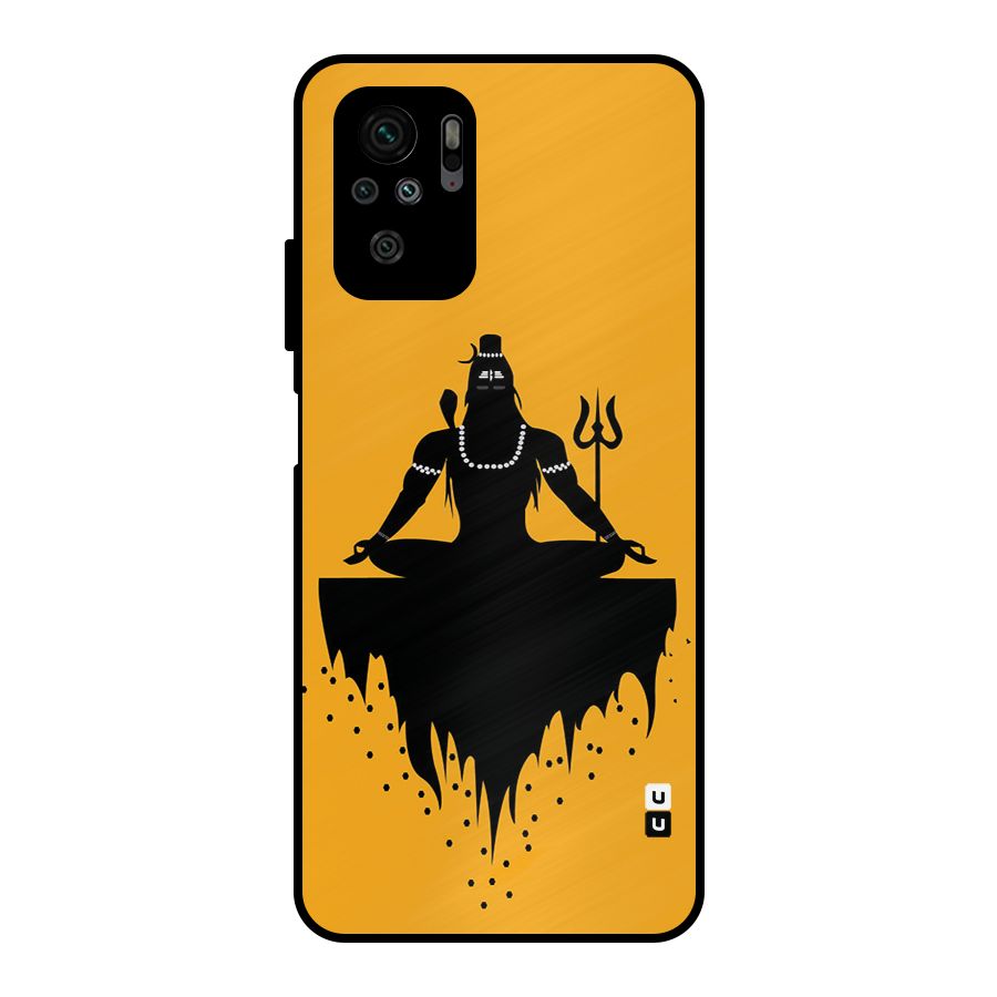 Shiva Meditation Metal Back Case for Redmi Note 10S