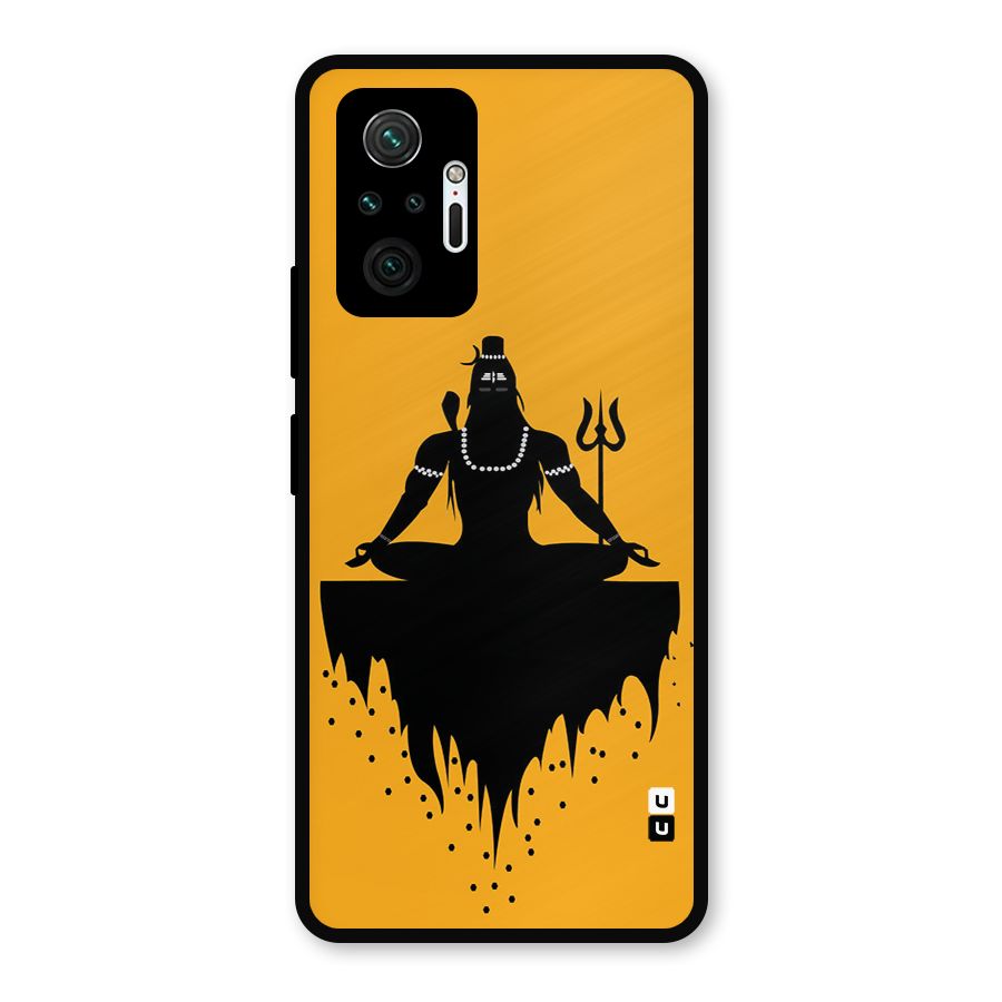 Shiva Meditation Metal Back Case for Redmi Note 10 Pro Max
