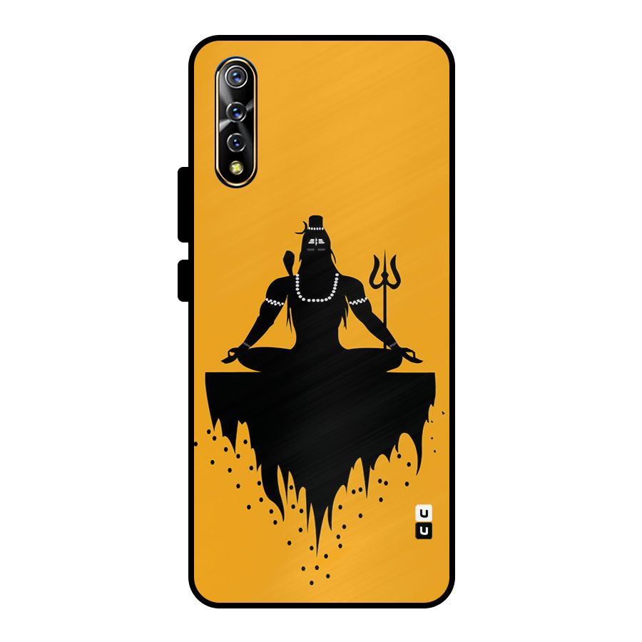 Shiva Meditation Metal Back Case for Vivo S1